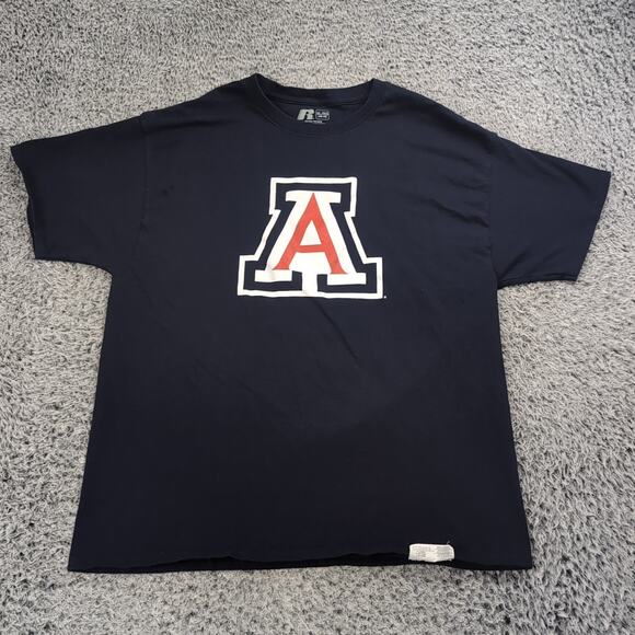 Arizona Wildcats Shirt Adult Extra Large Blue Lounge Casual Graphic Tee NCAA Men - Picture 1 of 6
